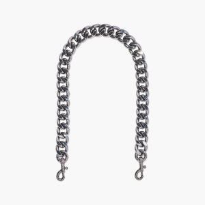 Marc Jacobs Chainlink Shoulder Remienkove Siva | GUBFDY984