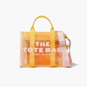 Marc Jacobs Colorblock Mesh Medium Tote Bag Žlté Viacfarebný | XYRDFK230