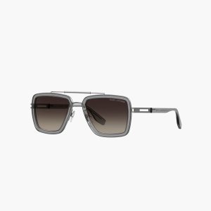 Marc Jacobs Icon Square Pilot Sunglasses Siva | MFPNGR094