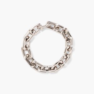 Marc Jacobs J Marc Chain Link Bracelet Strieborne | CDAKSU874