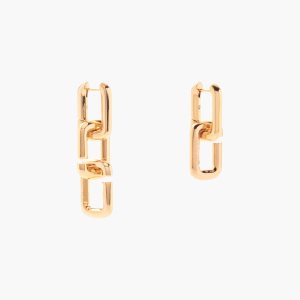 Marc Jacobs J Marc Chain Link Earrings Zlate | AKWXBR572