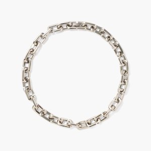 Marc Jacobs J Marc Chain Link Necklace Strieborne | UFTOPJ709
