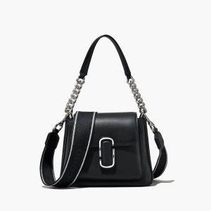 Marc Jacobs J Marc Chain Mini Satchel Čierne Strieborne | MDOAUQ254