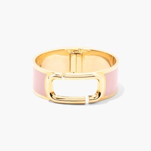 Marc Jacobs J Marc Large Hinge Bangle Ruzove Zlate | PKXLRD178