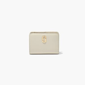 Marc Jacobs J Marc Mini Compact Wallet Biele | XIPGKV931