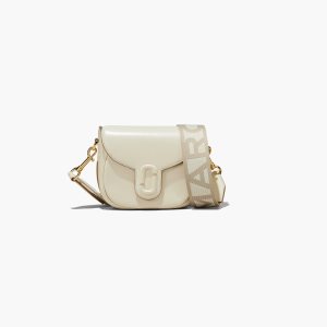 Marc Jacobs J Marc Small Saddle Bag Biele | VQLSUO642