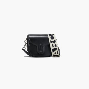 Marc Jacobs J Marc Small Saddle Bag Čierne | WMEZPS680