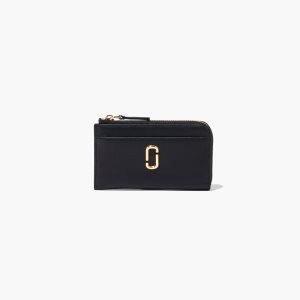 Marc Jacobs J Marc Top Zip Multi Wallet Čierne | QEOSUX410