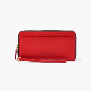 Marc Jacobs Kozene Continental Wallet Červené | XVGKYB389