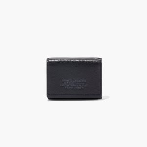 Marc Jacobs Kozene Medium Trifold Wallet Čierne | DMOXYS391