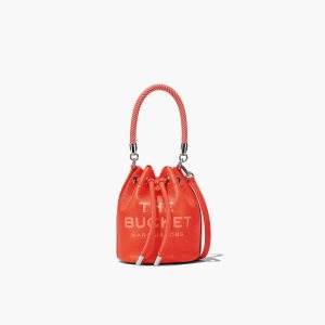 Marc Jacobs Kozene Micro Bucket Bag Oranžové | FNCVWQ540