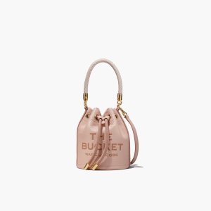 Marc Jacobs Kozene Micro Bucket Bag Ruzove | TPRIHA583