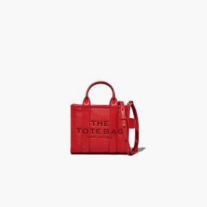 Marc Jacobs Kozene Micro Tote Bag Červené | QDSIHE261