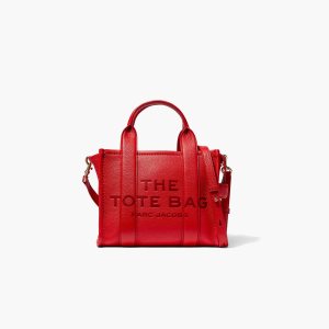 Marc Jacobs Kozene Mini Tote Bag Červené | OIKAQP256