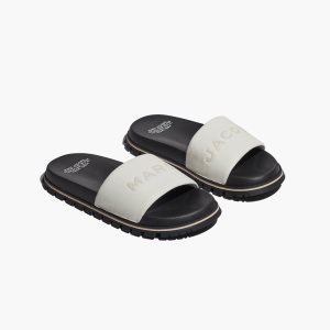 Marc Jacobs Kozene Slapky Biele | VHQDWR806