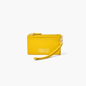 Marc Jacobs Kozene Top Zip Wristlet Oranžové | JVZLQY106