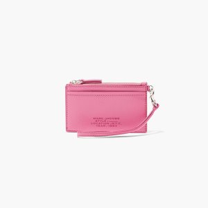 Marc Jacobs Kozene Top Zip Wristlet Ruzove | QNMXPF178