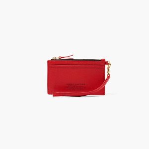 Marc Jacobs Kozene Top Zip Wristlet Červené | SNIUFJ825