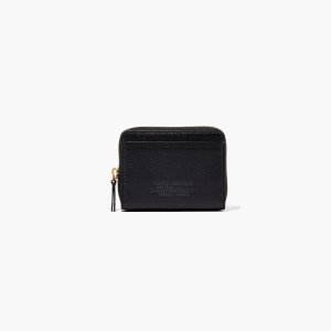 Marc Jacobs Kozene Zip Around Wallet Čierne | ORUQIN891