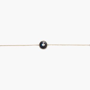 Marc Jacobs Medallion Bracelet Čierne Zlate | GQCOEB349