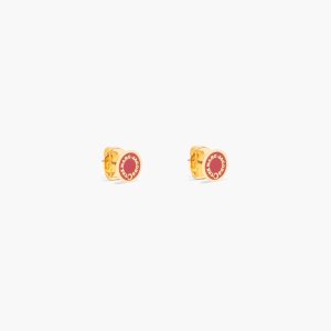 Marc Jacobs Medallion Studs Červené Zlate | YRPKXE921