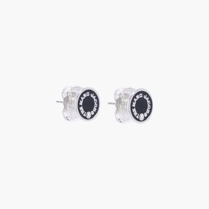 Marc Jacobs Medallion Studs Čierne Strieborne | MLVGFB231