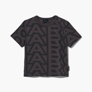 Marc Jacobs Monogram Baby T-Shirt Čierne Siva | KHVBGN743