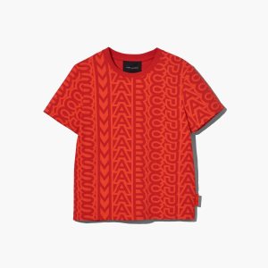 Marc Jacobs Monogram Baby Tee Oranžové Červené | OKADRL907
