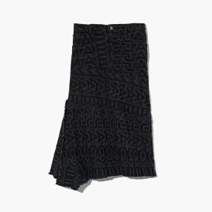 Marc Jacobs Monogram Denim Skirt Čierne | TMVBSI349