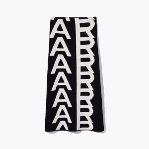Marc Jacobs Monogram Knit Tube Skirt Čierne Biele | PDWZFK170