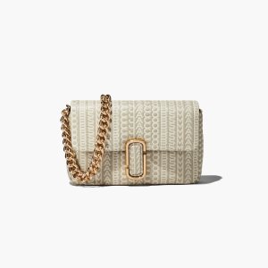 Marc Jacobs Monogram Kozene J Marc Shoulder Bag Hnedožltý | CMTKHF458