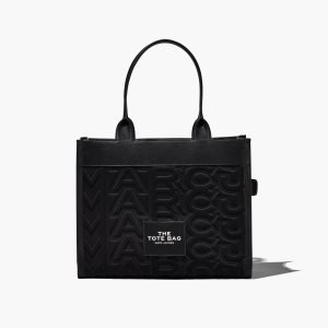 Marc Jacobs Monogram Neoprene Large Tote Bag Čierne | MPAIDR692