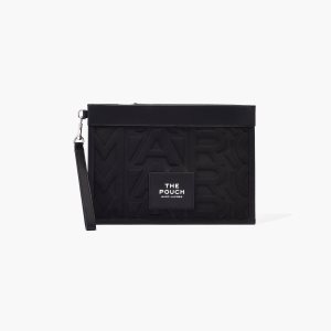 Marc Jacobs Monogram Neoprene Large Wristlet Čierne | ISWCGH456