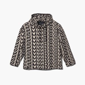 Marc Jacobs Monogram Oversized Hoodie Čierne Biele | XTADYS486