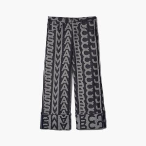Marc Jacobs Monogram Oversized Jeans Modre | XWGOUK081