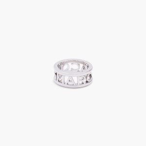 Marc Jacobs Monogram Ring Strieborne | CXKZHB709