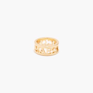 Marc Jacobs Monogram Ring Zlate | UATQOR297