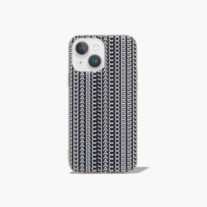 Marc Jacobs Monogram iPhone Case 14 Čierne Biele | LIURBH947