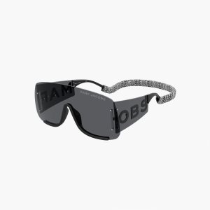 Marc Jacobs RUNWAY MONOGRAM SHIELD Čierne | CUXQRV672