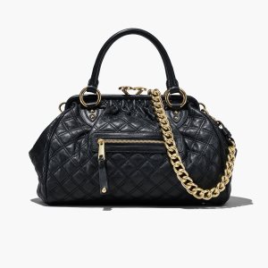 Marc Jacobs Re-Edition Prešívané Kozene Stam Bag Čierne | GIEHSD237