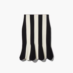 Marc Jacobs Scuba Stripe Skirt Čierne Biele | QUSTGC387