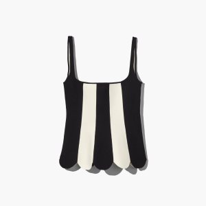 Marc Jacobs Scuba Stripe Top Čierne Biele | ILZKCE329