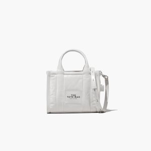 Marc Jacobs Shiny Crinkle Mini Tote Biele | FIRLBE287
