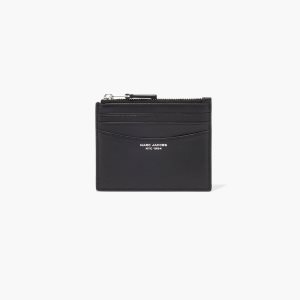 Marc Jacobs Slim 84 Zip Card Case Čierne | QUVITX438