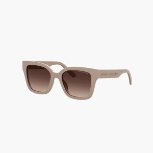 Marc Jacobs Square Sunglasses Béžové | PRXNBL709