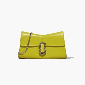 Marc Jacobs St. Marc Convertible Clutch Svetlo Zelene | PYSGBU619