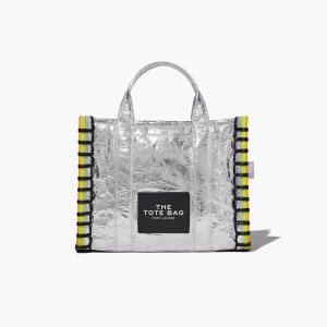 Marc Jacobs Tarp Medium Tote Strieborne | JYNFRP182
