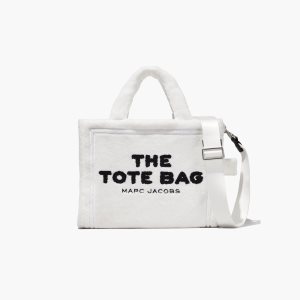 Marc Jacobs Terry Medium Tote Bag Biele | EYAQMV382