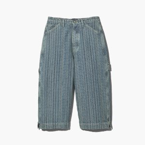 Marc Jacobs Washed Monogram Oversized Denim Kratke Oranžové Modre | YLROJS651