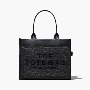 Marc Jacobs Woven DTM Large Tote Bag Čierne | PIAYTC182